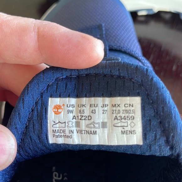 BNWOT Timberland trail runners hiking sneakers suede/neoprene 9US - Picture 5 of 8